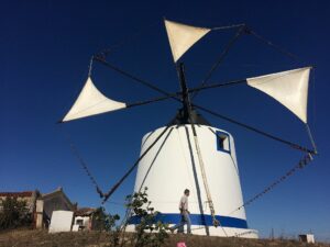 Wanderreise Portugal Küste Mühle Odemira