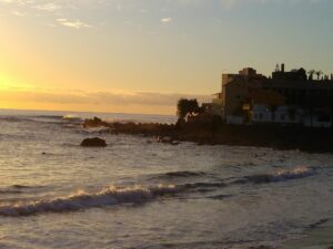 Kanaren Wanderreise La Gomera, Sonnenuntergang Playa - Sento Wanderreisen