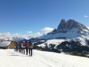 Winterreise Südtirol Villnöss Schneeschuhgehen - Copyright Mandy Rehork