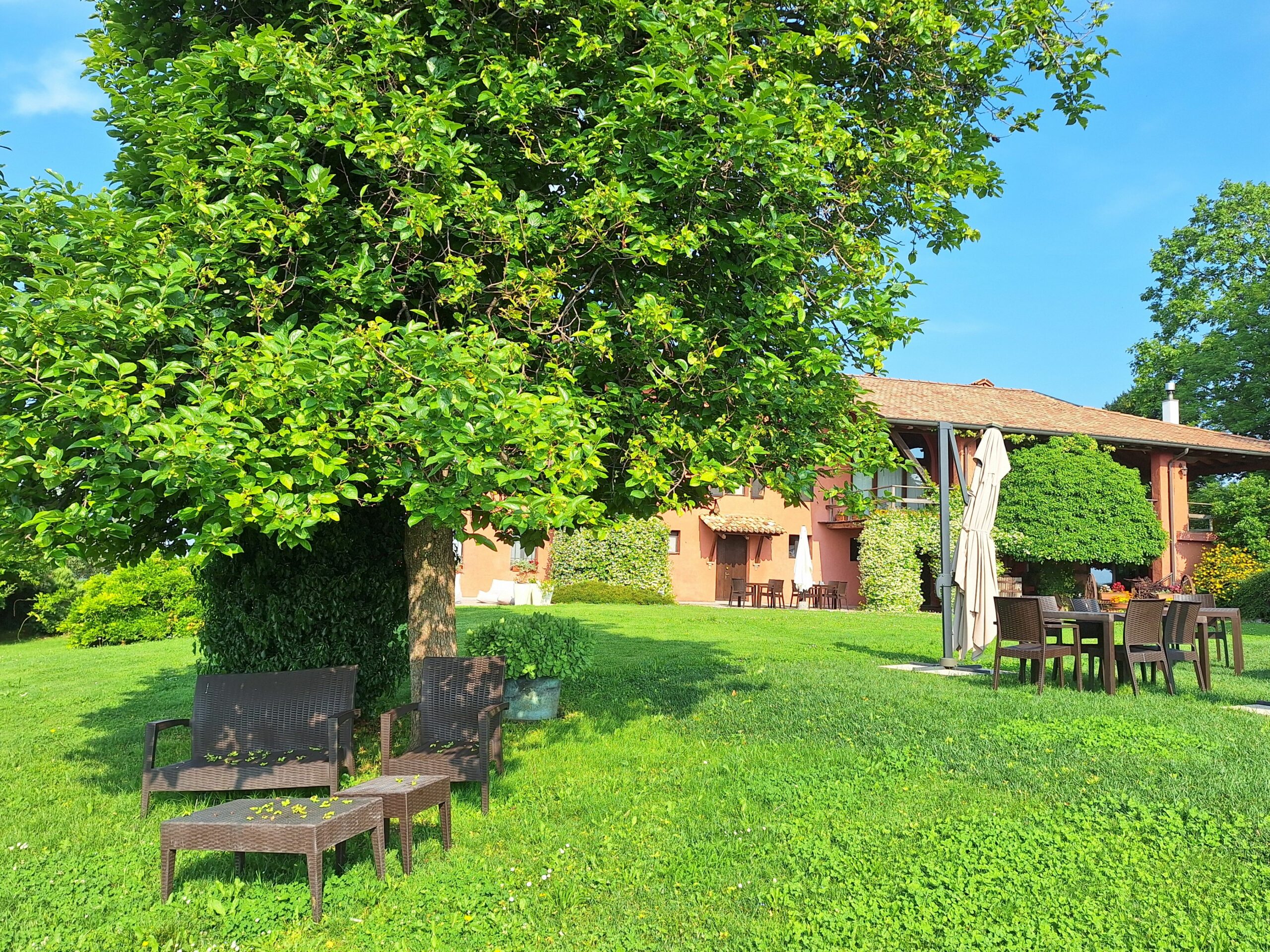 Wandern Italien Friaul Agriturismo Garten - Sento Wanderreisen