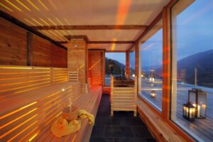 Südtirol Ultental Winterreise Hotel Rainer Sauna - Sento Wanderreisen