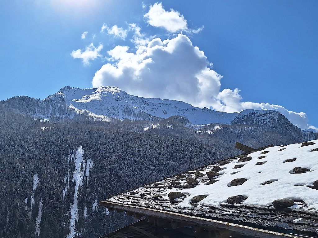 Südtirol Ultental Winterreise Pilshöfe Berge - Sento Wanderreisen