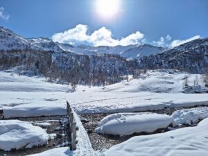 Südtirol Ultental Winterreise Weissbrunnsee 10 - Sento Wanderreisen