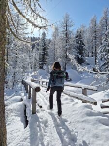 Südtirol Ultental Winterreise Weissbrunnsee 4 - Sento Wanderreisen