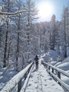 Südtirol Ultental Winterreise Weissbrunnsee 6 - Sento Wanderreisen