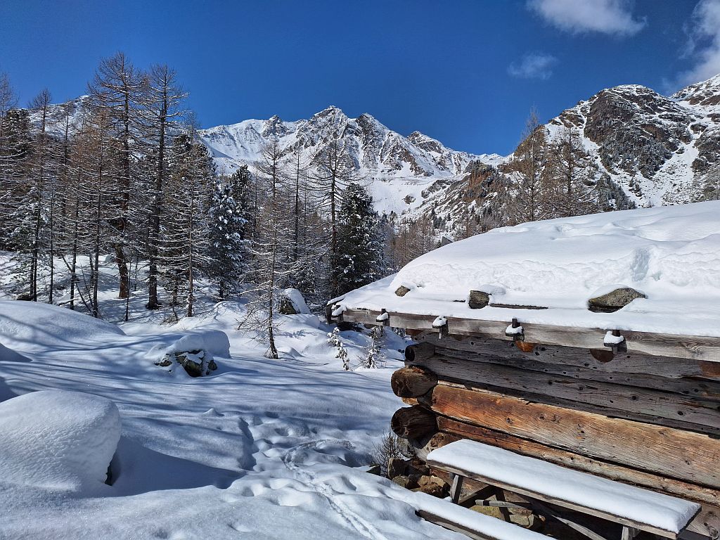 Südtirol Ultental Winterreise Weissbrunnsee 9 - Sento Wanderreisen